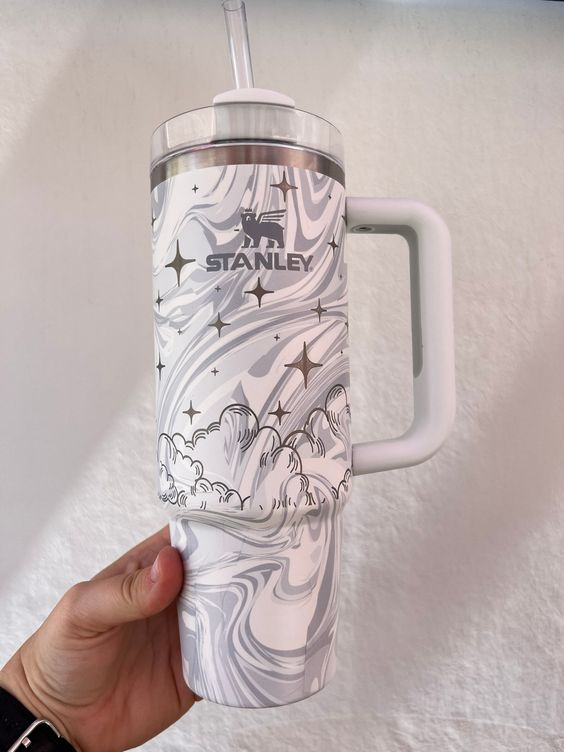 Acotar Inspired, Laser Engraved, Half Design, Stanley Tumbler