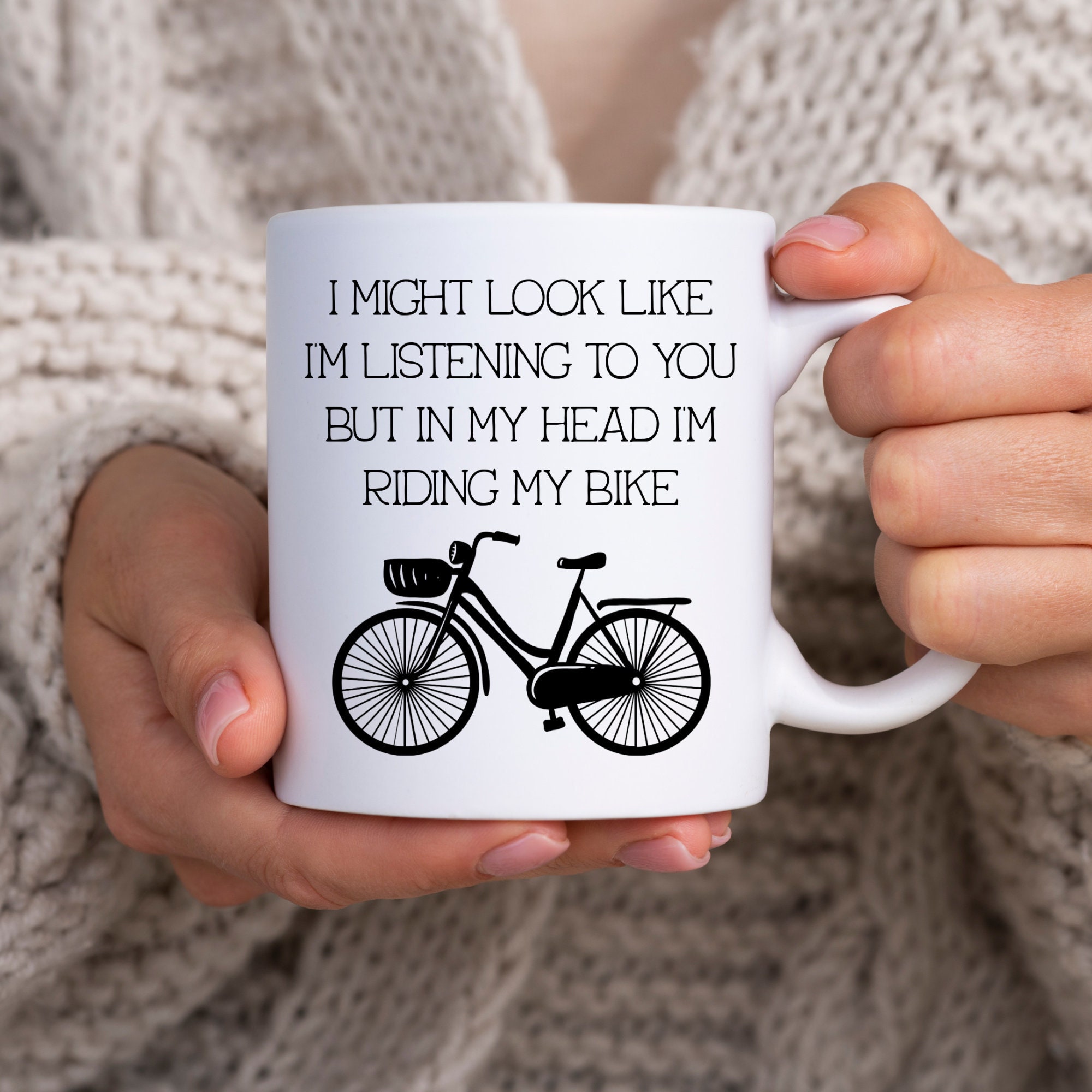 Cycling Gift, Cycling Mug, Bike Gifts, Bicycle Mug, Gifts for Cyclists, Cycling Gifts, Cyclist Gift for Him, Riding My Bike Cycle Coffee Mug