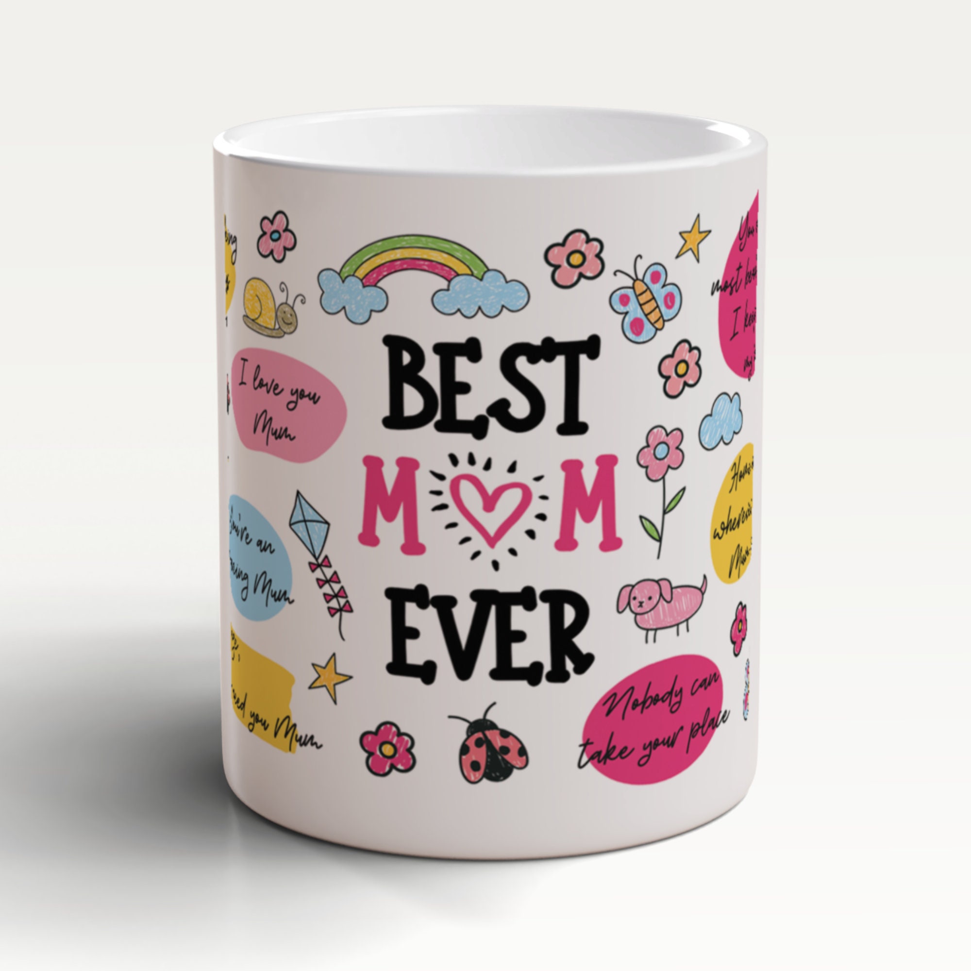 Best Mum Ever Mug, Mum Affirmation Mug, Mum Cups, Mum Presents, Mum Mugs, Mum Birthday Gift