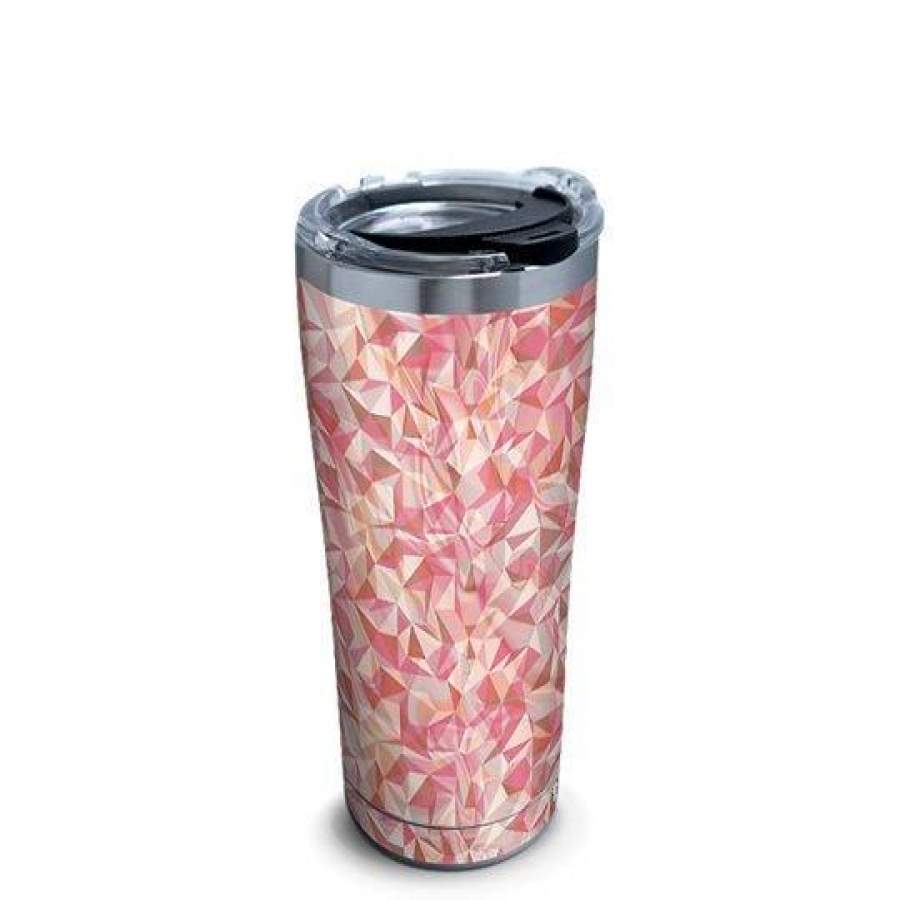 Pink Geometric Shapes CL15100105MDT 16oz 20oz Travel Mug Vacuum Sealed Tumblers