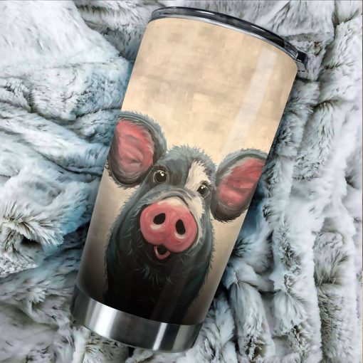 Love Pig Stainless Steel Tumbler, Gift For Friend, Unique Mother Day Gifts, Father’S Day Gifts, Gifts For Grandma, Gift For Wife, Dad Day Gifts