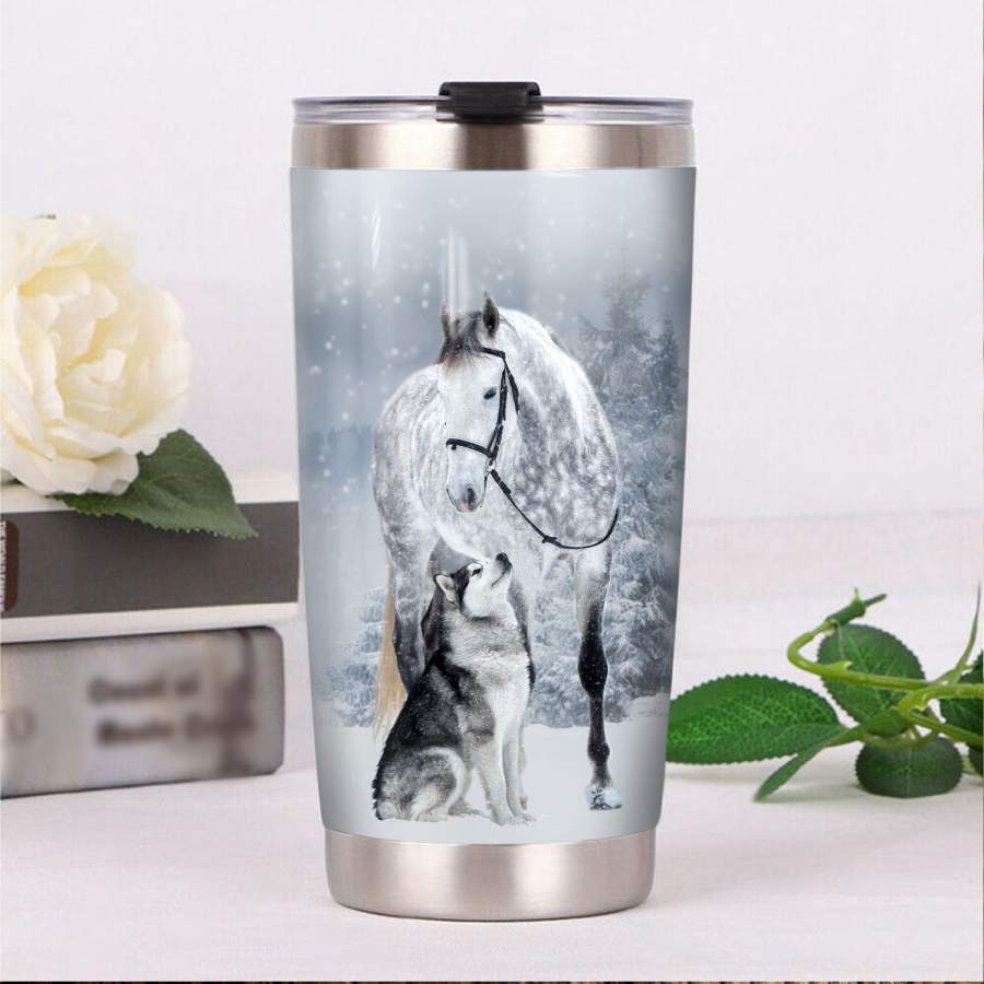 Alaskan Malamute Dog Steel Tumbler MR1203 87O49