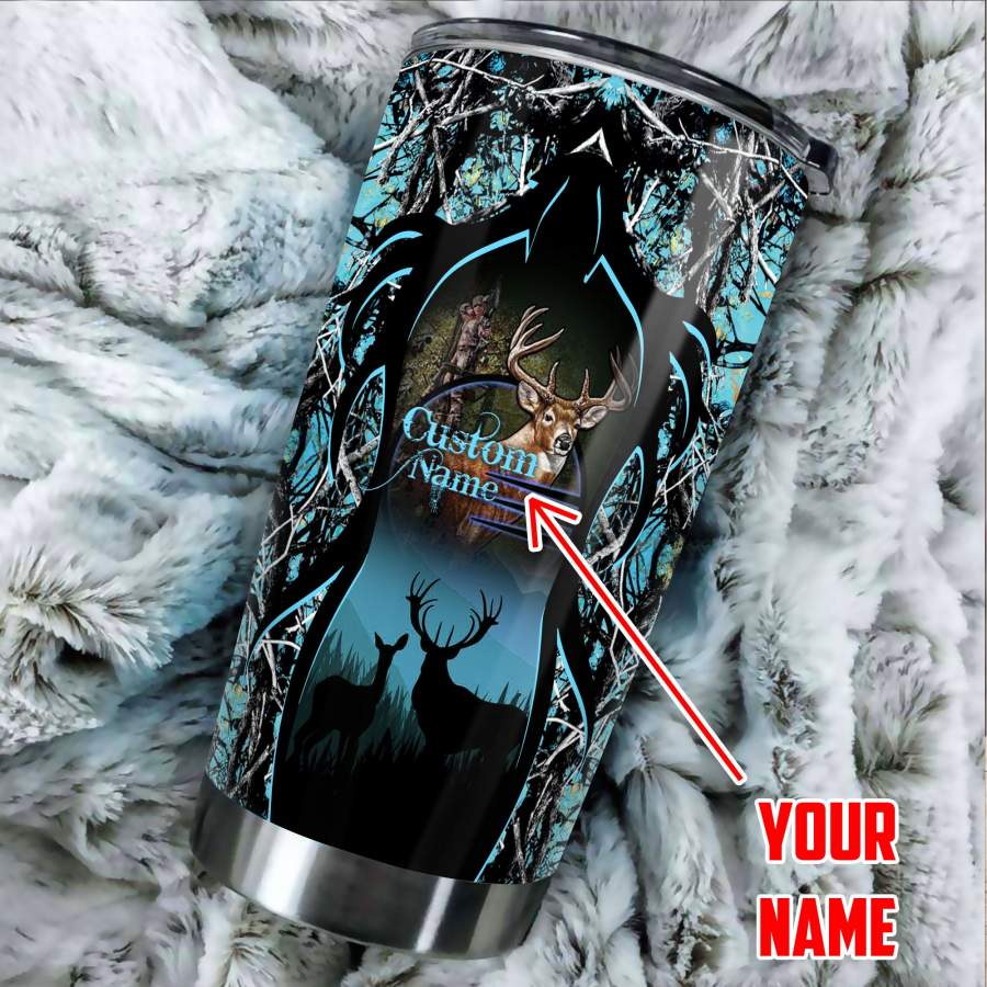 Personalized Your Name Hunting Stainless Steel Tumbler