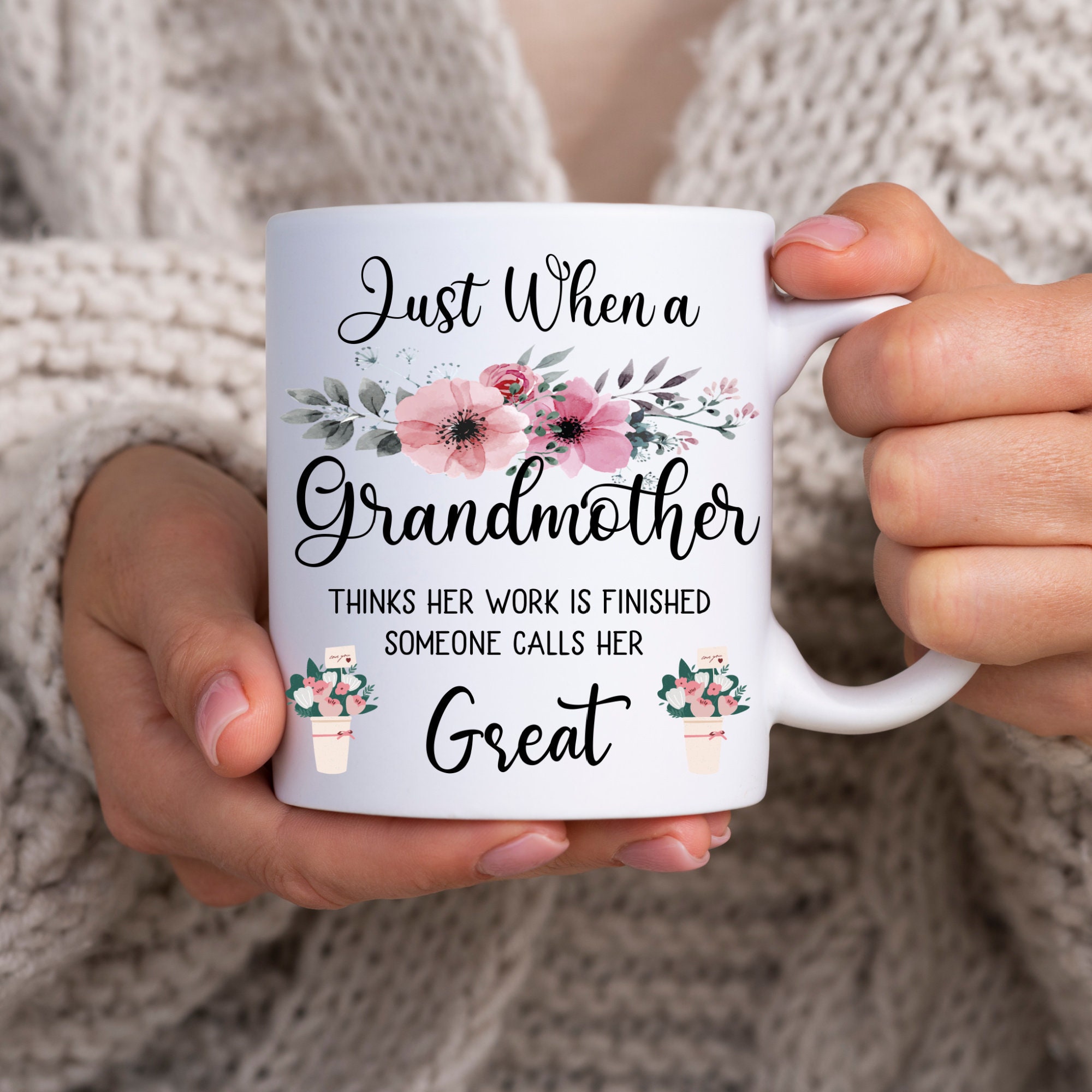 Great Grandma Mug.Pregnancy announcement.Grandma mug.Coffee mug.Mimi.Meme.Coffee mug.Mothers day gift.mug.Grandma Gift