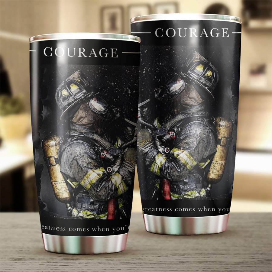 Firefighter’s Courage Stainless Steel Tumbler