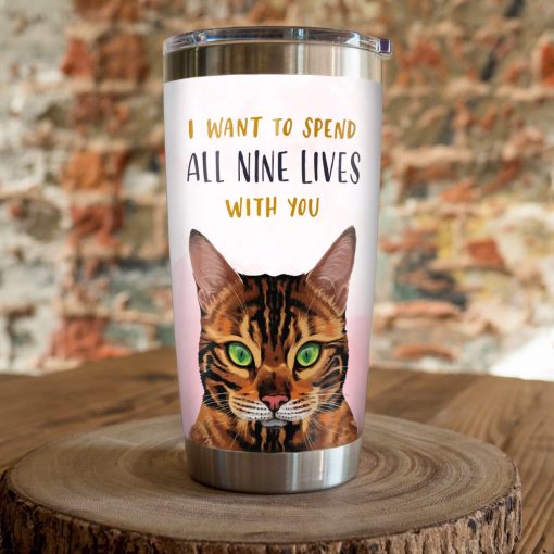 Bengal Cat Steel Tumbler, Gifts For Grandma, Mother’S Day Gifts For Grandma, Gift For Grandparent, Gift Ideas For Mom, Father’S Day Gifts