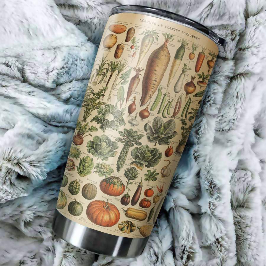 Vegetable Plant Stainless Steel Tumbler