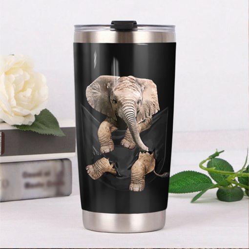 Elephant Steel Tumbler, Gift Ideas For Mom, Birthday Gift For Husband, Dad Day Gifts, Gift For Wife, Mother’S Day Gifts, Gifts For Grandma