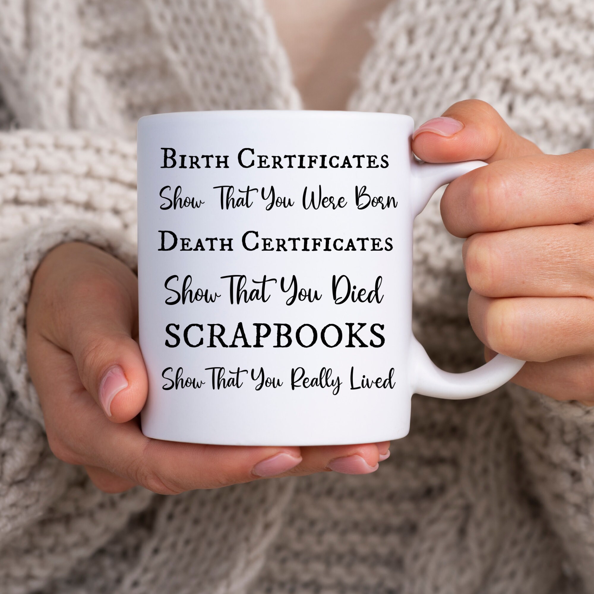 Funny Crafter Mug, Gift for Crafter, Crafting Quotes, Addicted to Crafts, Crafter Gift, Gifts and Presents for Scrapbook lovers