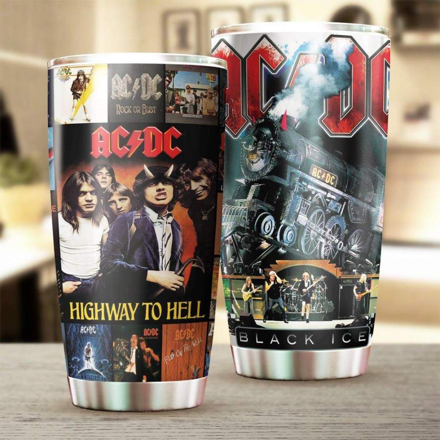 Ac/dc Band 02 Stainless Steel Tumbler 20 Oz, Ac/dc Band 02 Stainless Steel Mug Music