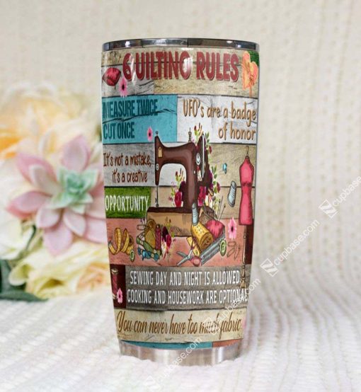 Quilter’S Rules Tumbler