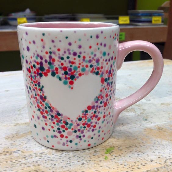 Painted Ceramic Mugs