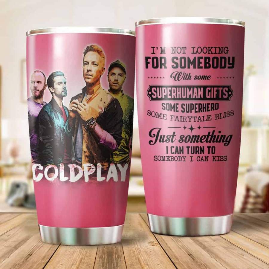 Coldplay Stainless Steel Tumbler Cup Coldplay 20 Oz Steel Mug 30 Steel Tumbler Cup