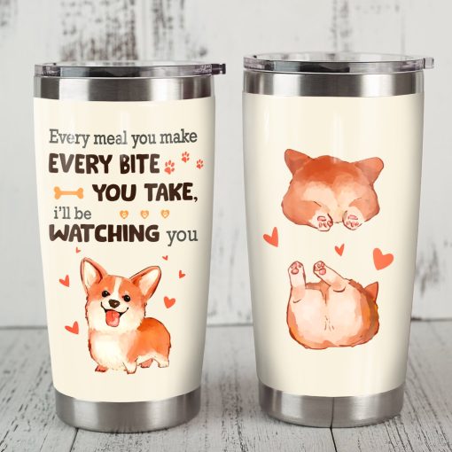 Corgi Dog Steel Tumbler, Gift Ideas For Wife, 80Th Birthday Gift Ideas, Best Gifts For Dad, Mother’S Day Gifts, Best Gifts For Mom