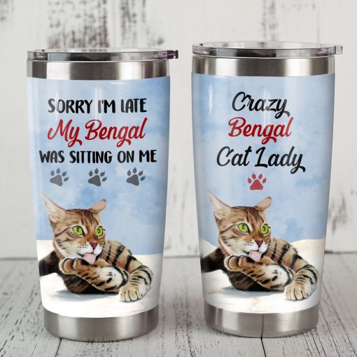 Bengal Cat Steel Tumbler, Mom Christmas Gifts, 21St Birthday Gift Ideas, Gift Ideas For Wife, Mother’S Day Gifts, Gift For Brother