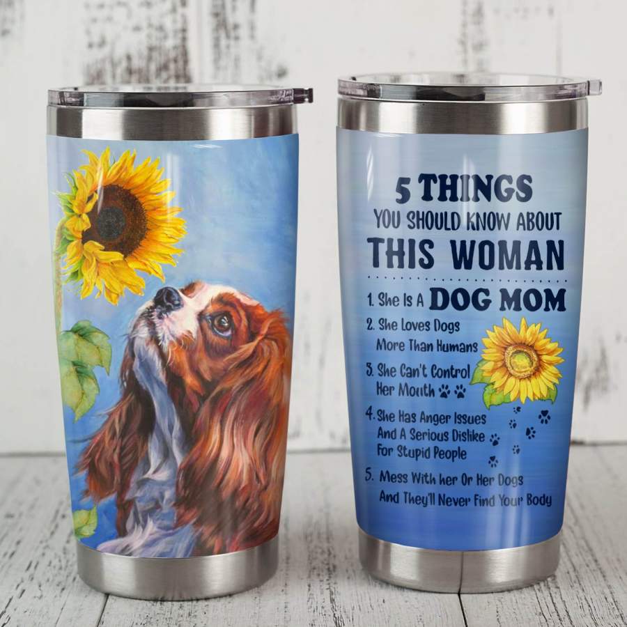 Cavalier King Charles Spaniel Dog Steel Tumbler MR0705 71O50