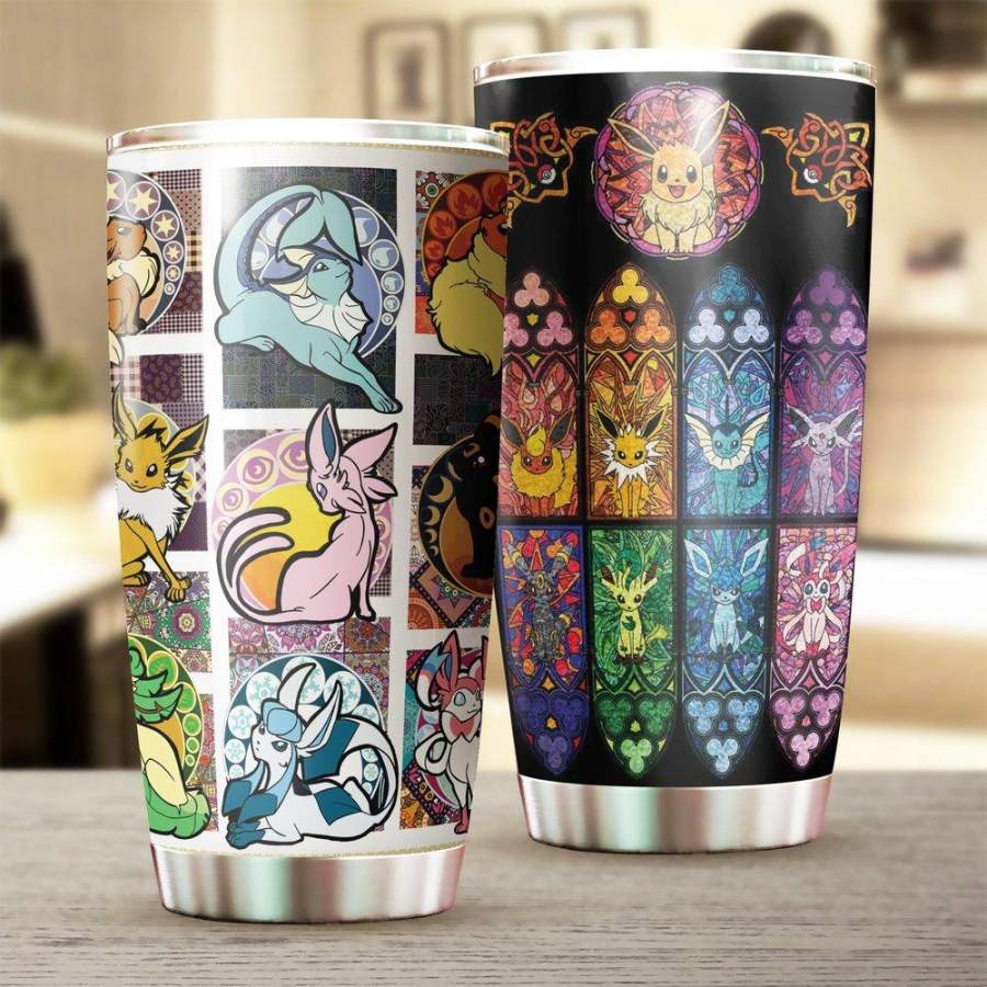 Pokémon Stainless Steel Tumbler 20 Oz, Pokémon Stainless Steel Mug Cartoon