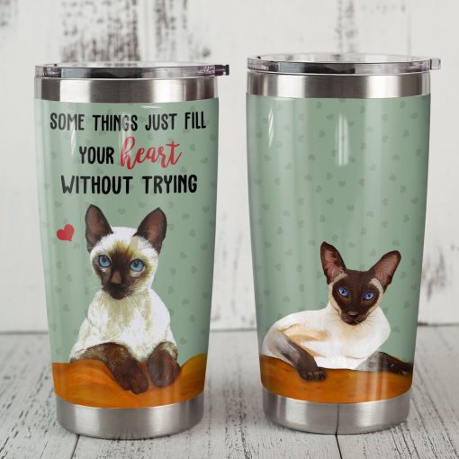 Siamese Cat Steel Tumbler, Gifts For Grandma, Good Fathers Day Gifts, Gift For Grandparent, Gift Ideas For Mom, Birthday Gift Ideas