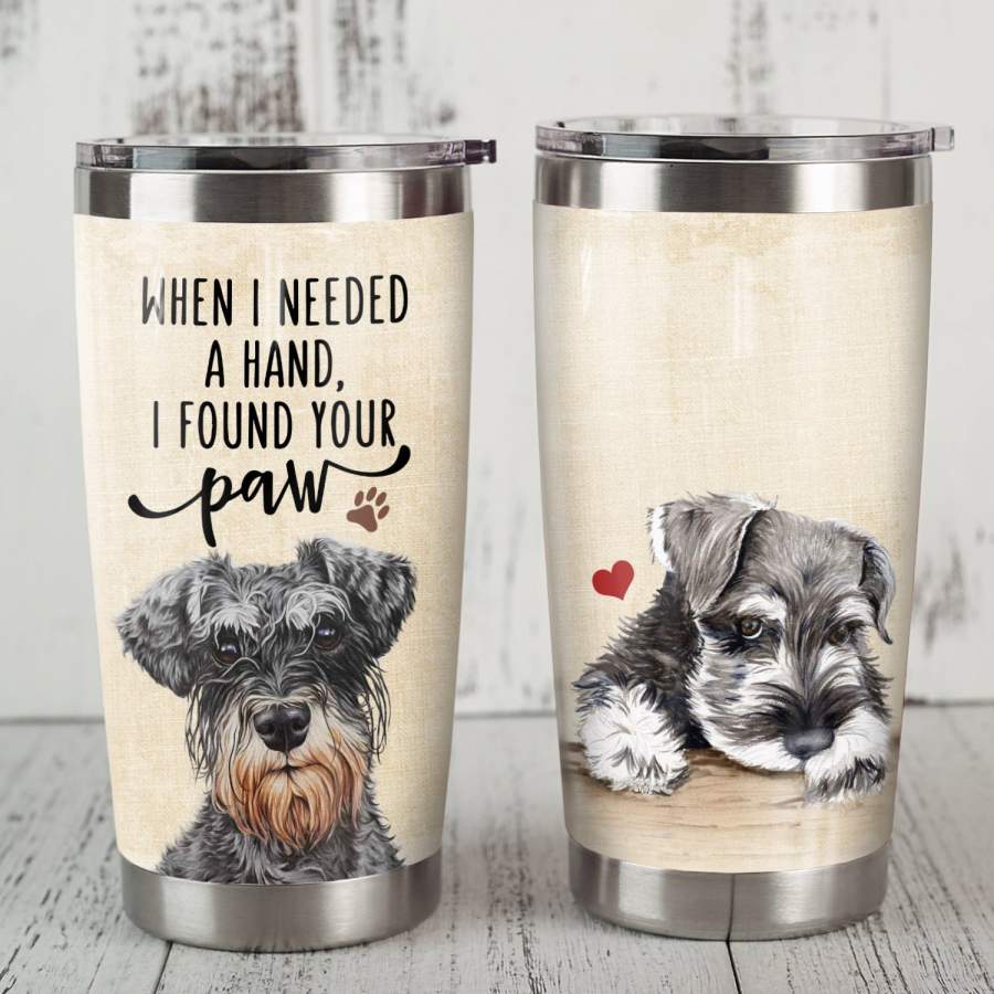 Schnauzer Dog Steel Tumbler JR3103 87O34