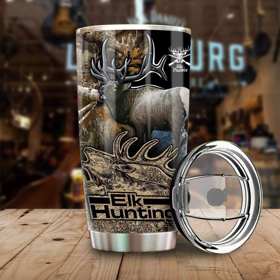 [Tumbler] Elk Hunting Stainless Steel-244