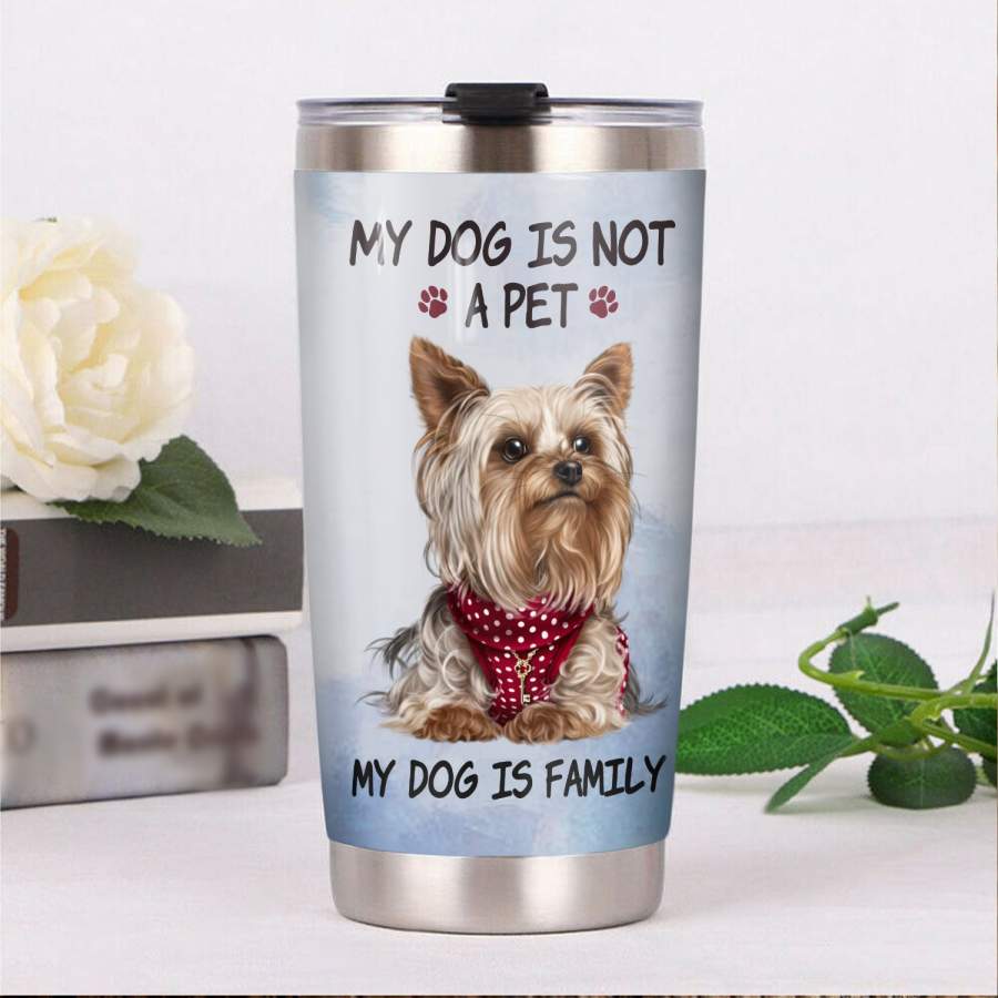 Yorkshire Dog Steel Tumbler MR1104 69O56