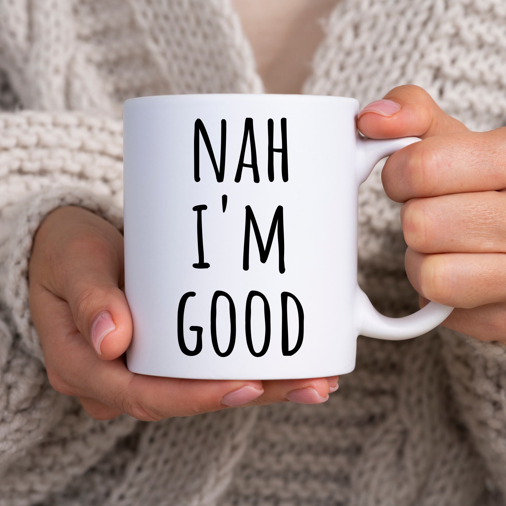 Funny Coworker Gifts, Funny Office Mug, Funny Office Mugs, Workplace Mugs, Funny Boss Gifts, Nah I’m Good