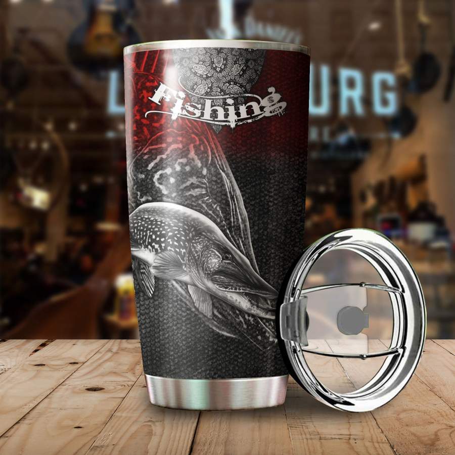 Northern Pike Stainless Steel Tumbler