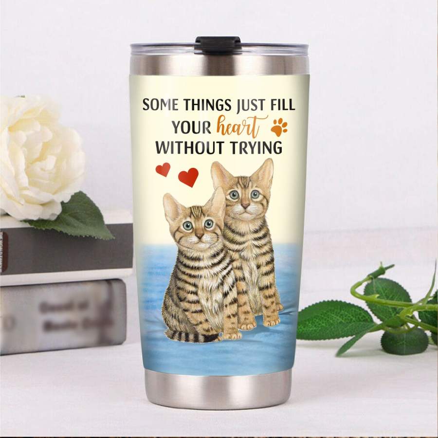 Bengal Cat Steel Tumbler MR1805 71O59