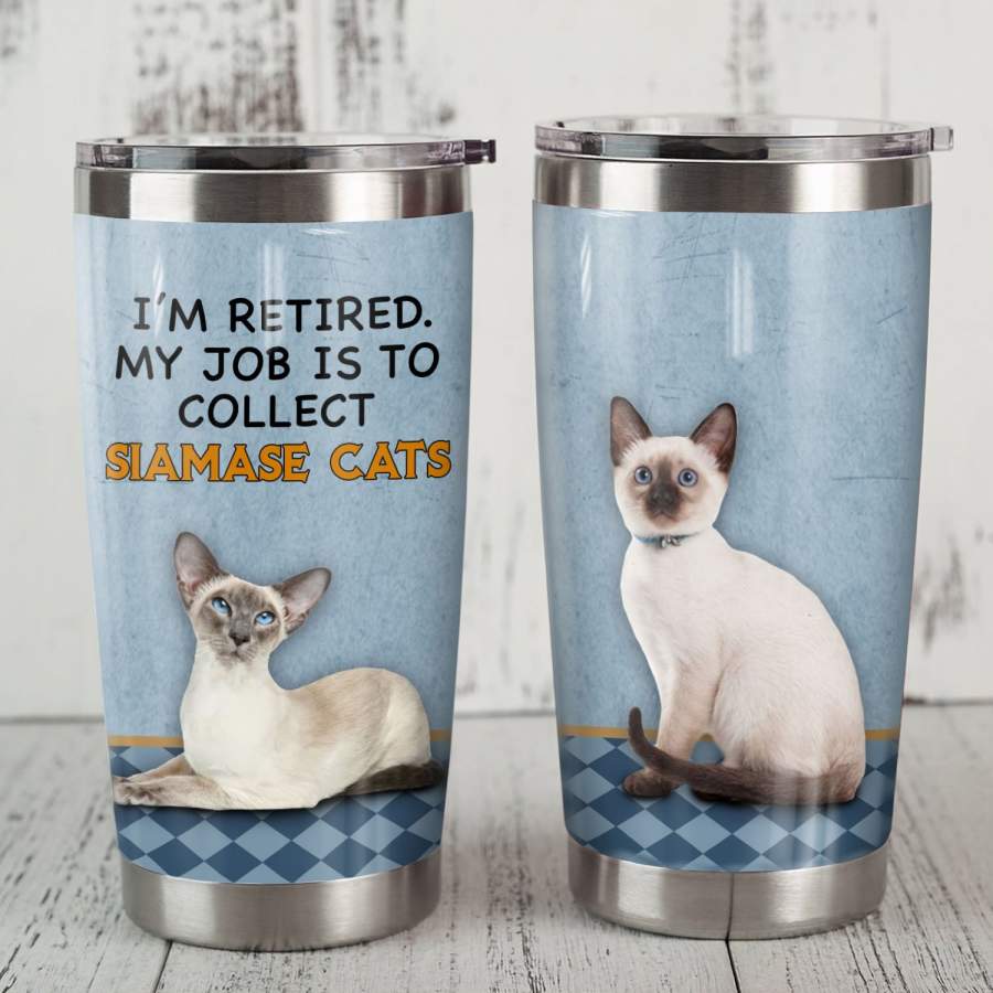 Siamese Cat Steel Tumbler MR1707 71O49