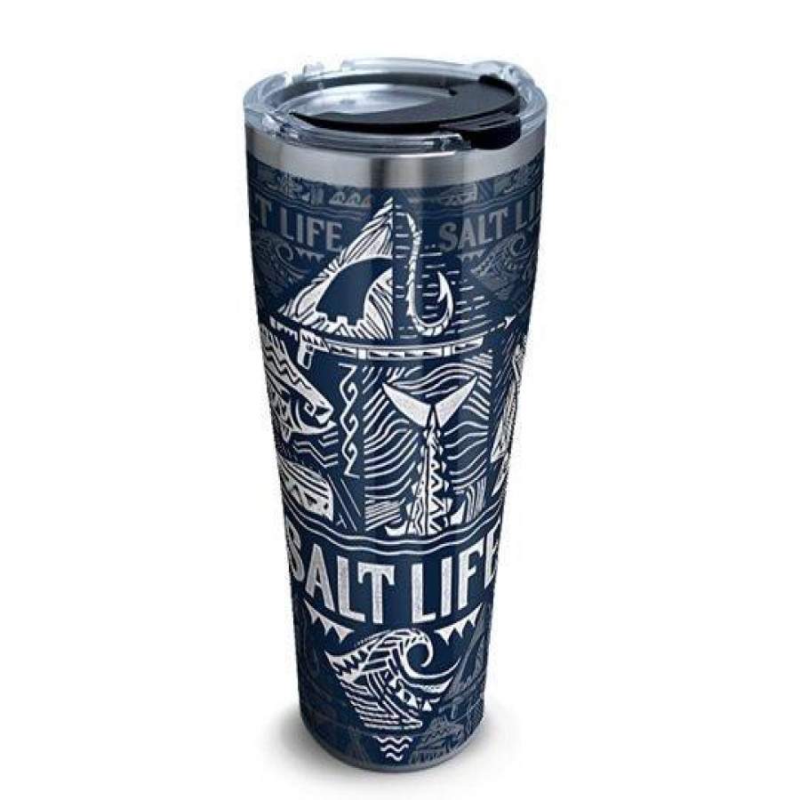 Salt Life CL15100111MDT 16oz 20oz Travel Mug Vacuum Sealed Tumblers