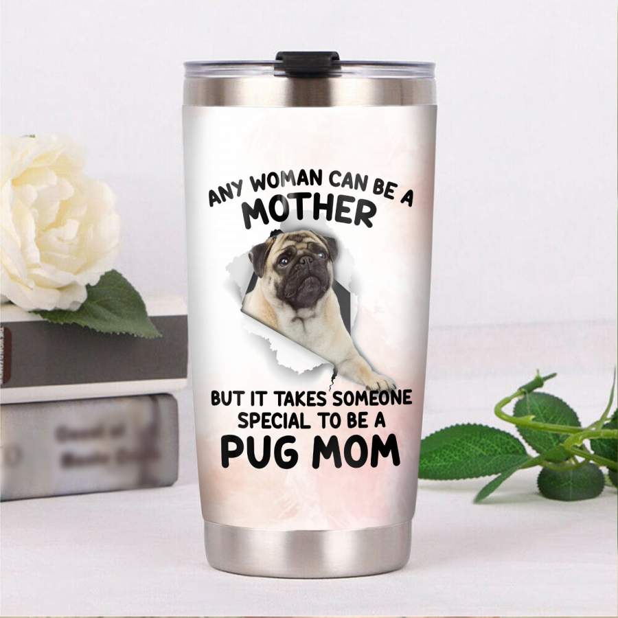 Pug Dog Steel Tumbler JR1507 82O34