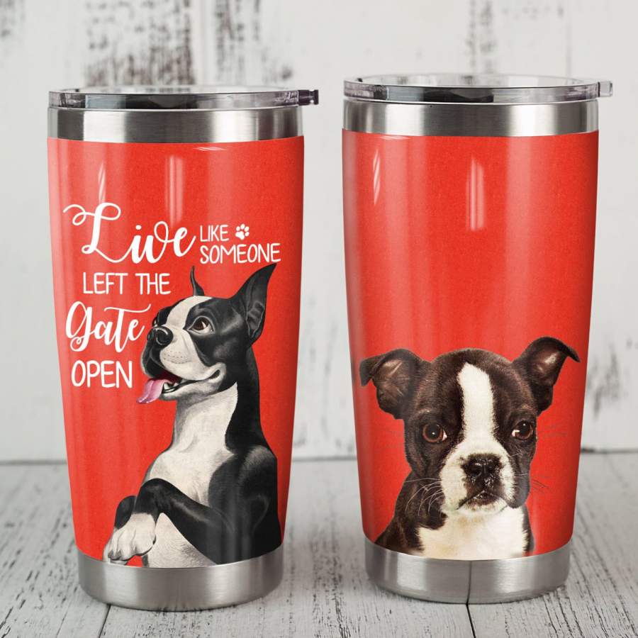 Boston Terrier Dog Steel Tumbler FB0802 87O31