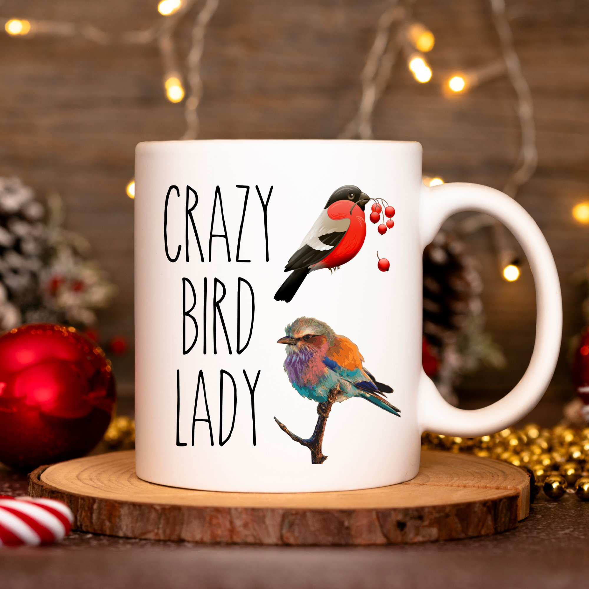 Coffee Mug | Crazy Bird Lady | Funny Mug | Gift For Bird Lovers | Gardening Mug | Gift For Bird Owners | Bird Mug | Best Friend Gift