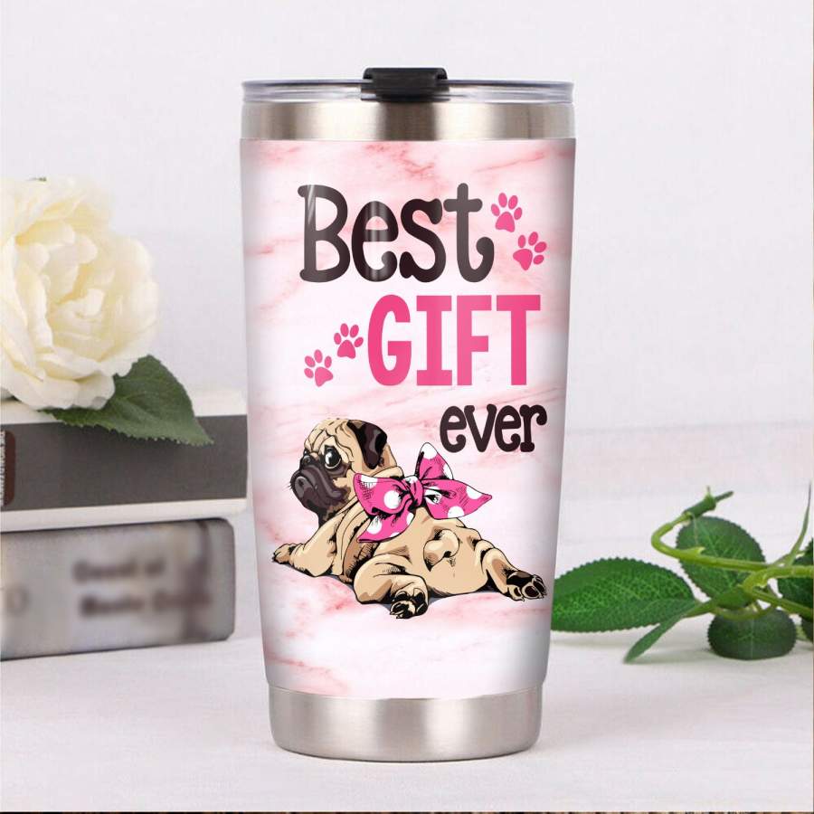 Pug Dog Steel Tumbler FB0104 73O42