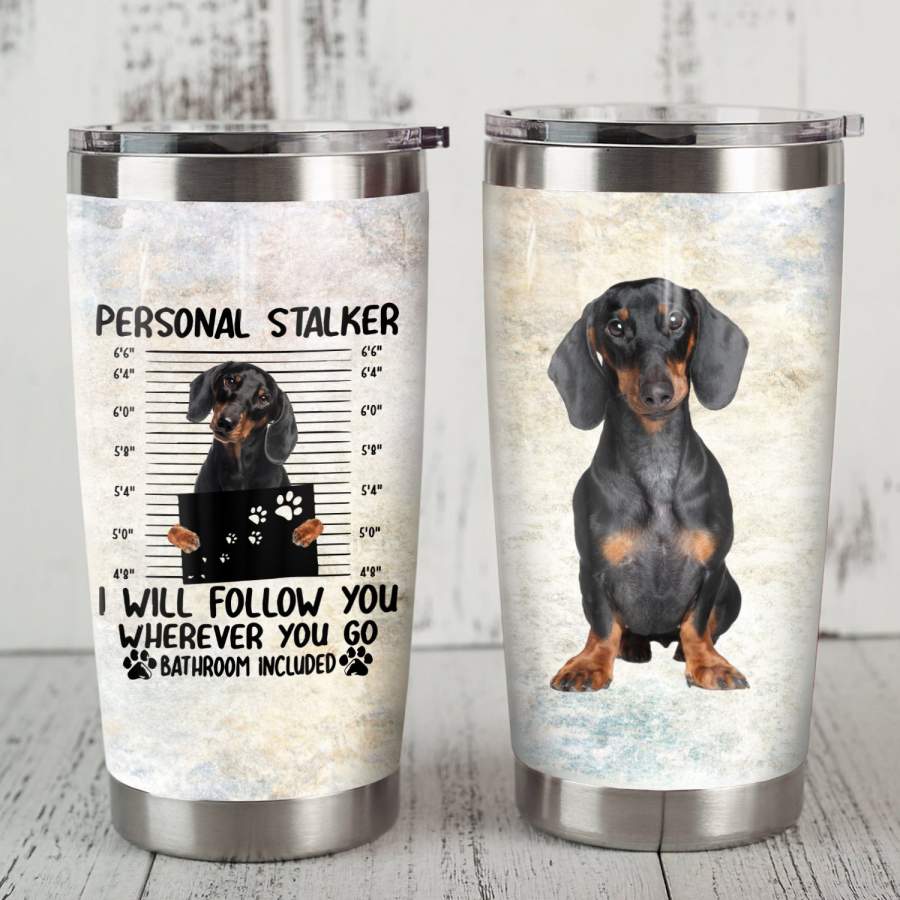 Dachshund Dog Steel Tumbler JR3108 81O34