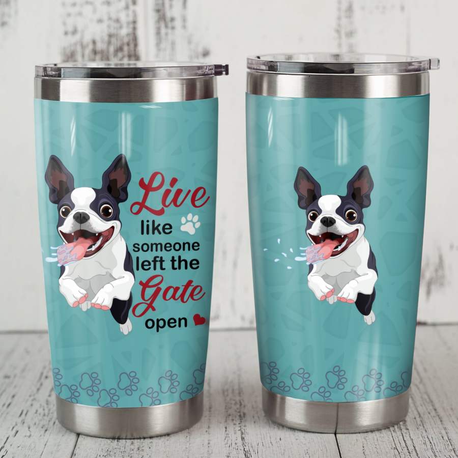 Boston Terrier Dog Steel Tumbler FB0401 69O57