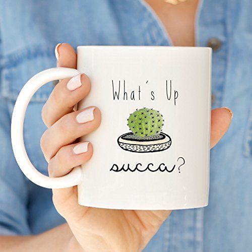 NA Cactus Coffee Mug Funny Gift What is Loung, Succa Cactus Funny Mug